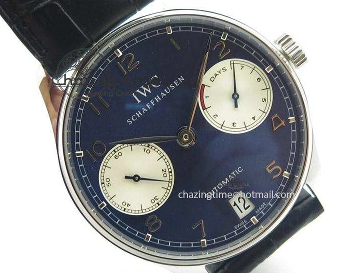 MIROTIME 0327 Portuguese Real PR IW500112 ZF 1:1 Laureus Edition On Black Leather Strap A Flexible 7369